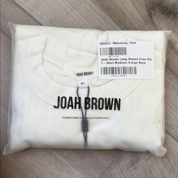 Joah Brown crew neck long sleeve M/L - Picture 3 of 3
